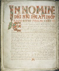 Kunstvolle Buchseite.