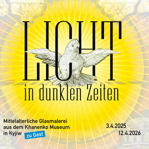 Plakat der Sonderausstellung "Licht in dunklen Zeiten"
