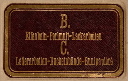 Einband eines Inventars