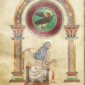 Evangeliar, Benediktinerabtei St-Amand, um 860-880, Latein, Pergament, Buchmalerei, 200 Blatt, Inv.-Nr. G 531, fol. 151v, © Museum Schnütgen / EDDB Köln