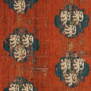  Textilfragment mit den Wappen der Familie Gyr, Köln, 14. Jh., Wolle, Leinen, 33 x 56 cm, Inv.-Nr. N 1083, © Rheinisches Bildarchiv 
