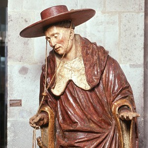  Hl. Hieronymus, Köln, um 1520, Linde, H. 160 cm, Inv.-Nr. A 201, © Rheinisches Bildarchiv 