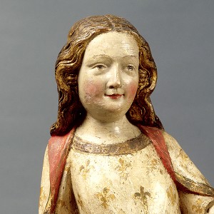  Thronende Muttergottes, Köln, um 1340, Nussbaum, H. 56,5 cm, Inv.-Nr. A 773, © Rheinisches Bildarchiv 
