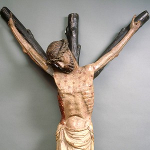  Crucifixus dolorosus Köln, um 1370, Nussbaum, 162 x 99 x 28 cm,  Inv.-Nr. A 362 © Rheinisches Bildarchiv 