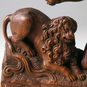  Büßender Hieronymus Rheinland, 1550-1600, Holz, H. 12,3 cm, Inv.-Nr. A 220 © Rheinisches Bildarchiv 